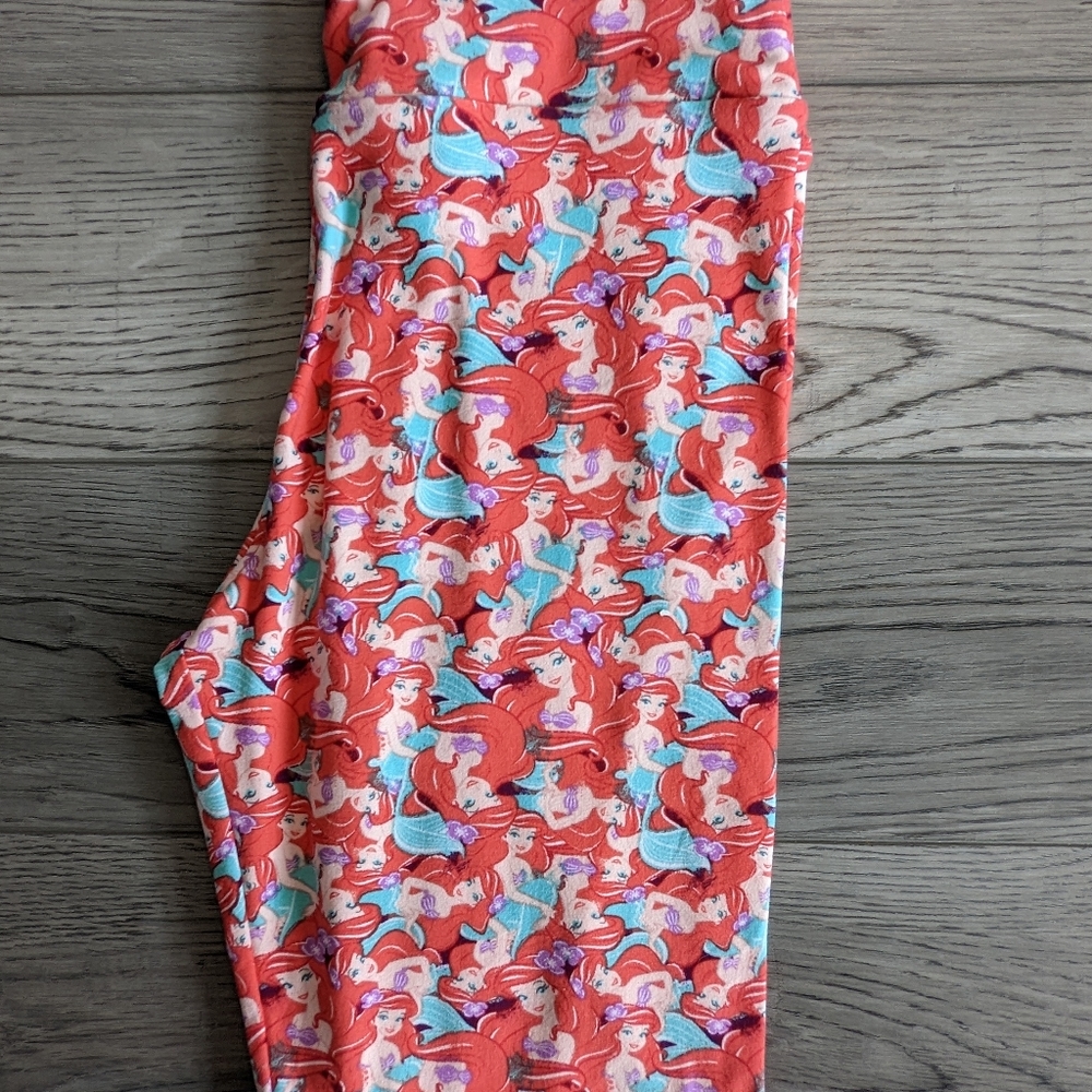OS LuLaRoe Disney Ariel Little Mermaid Leggings